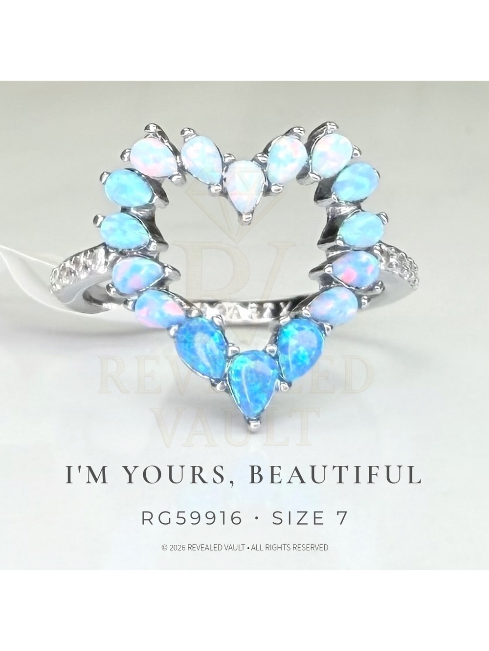 I'm Yours, Beautiful - Size 7 - October Birthday 2026